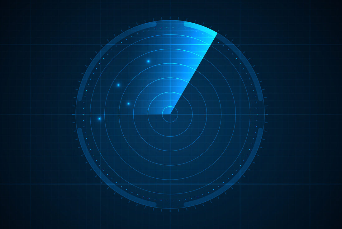 Radar screen, Abstract technology background
